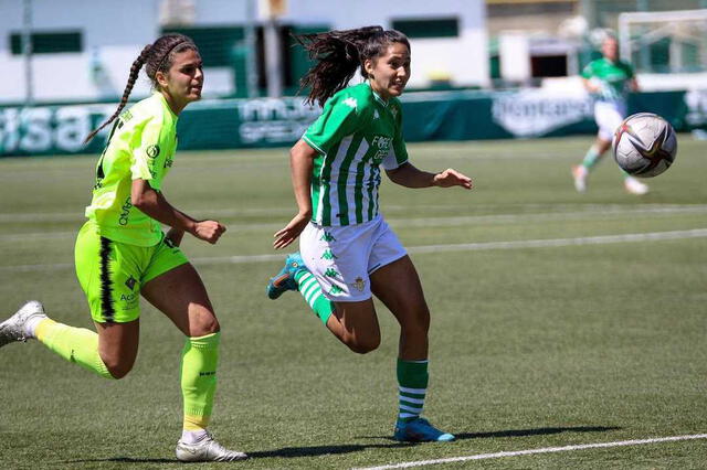 Pierina Núñez juega en el Real Betis Femenino. Foto: Betis/Instagram.