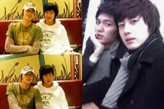 Los actores coreanos Lee Min Ho y Jung Il Woo son amigos desde sus días en la secundaria.