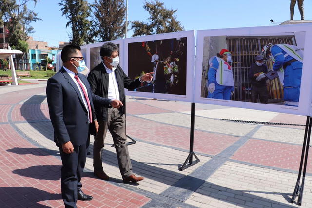 El gobierno Regional de Arequipa apoya la exposición fotográfica que permite exponer el talento de jóvenes reporteros.