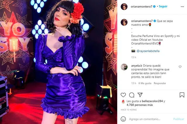 'Mon Laferte' empató con 'Los Panchos' y ahora los enfrentará en una nueva batalla. Foto: Oriana Montero Instagram