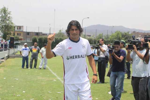 Walter Fretes llegó al fútbol peruano en 2010 para vestir la camiseta de la San Martín. Foto: GLR