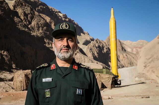 Comandante de Irán, Amir Ali Hayizadeh. Foto: Reuters.