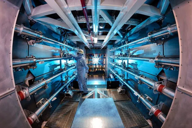 La fusión nuclear es la fuente principal de energía de las estrellas. Esta es la razón por la cual los reactores que realizan este proceso son llamados 'soles artificiales'. Foto: LLNL