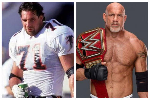 Goldberg jugó 2 años en los Atlanta Falcons. Foto: WWE