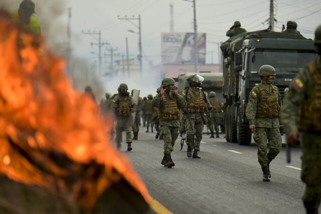 Protesta en Ecuador contra reforma económica. (Fuente: AFP)