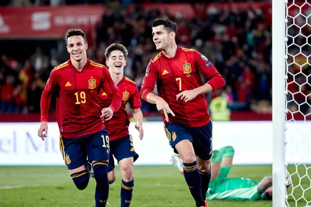Álvaro Morata marcó el gol de la clasificación. Foto: Selección Española de Fútbol