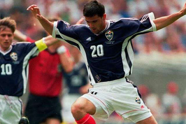 Stankovic con la selección de Yugoslavia. Foto: difusión