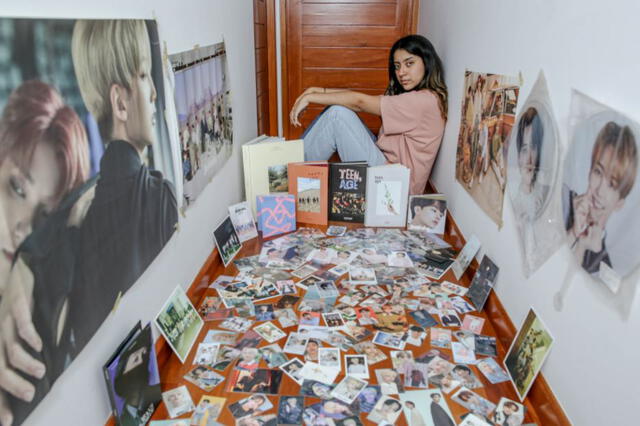 Cada fandom de K-pop tiene un nombre particular. Valerie es Carat (quilate) por Seventeen. Foto: John Reyes/La República