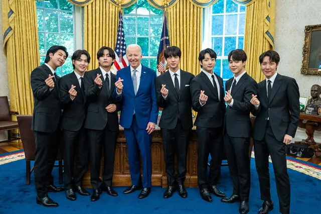 BTS Joe Biden Casa Blanca