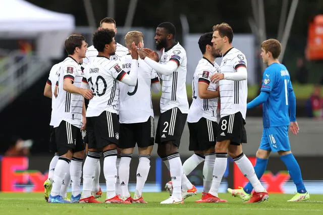 Selección Alemana venció 4-0 a Islandia por las Eliminatorias Qatar 2022. Foto: Germany/Twitter