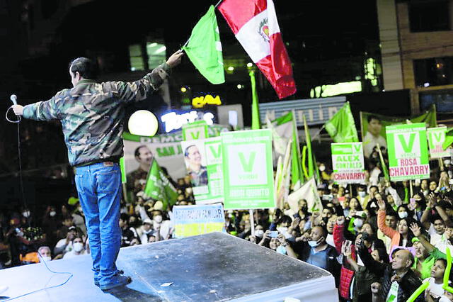 Mitin. Gonzales organizó conciertos para iniciar campaña. Foto: difusión