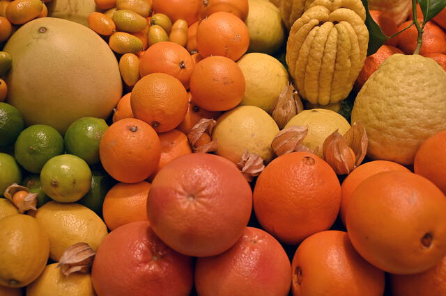 La naranja es uno de los cítricos que mayor cantidad de vitamina C contiene, al igual que el limón. Foto: AFP.