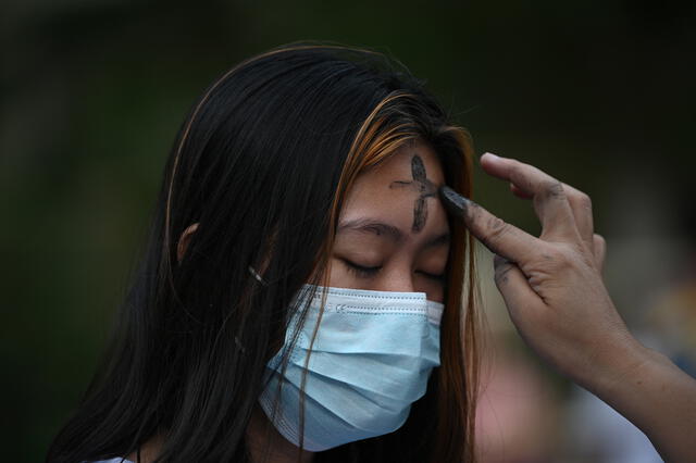  El tiempo de Cuaresma inicia en febrero en Colombia. Foto: AFP   