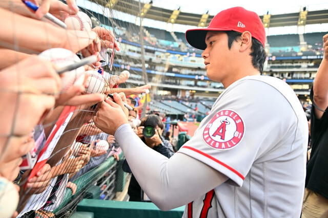 Shohei Ohtani es considerado uno de los mejores beisbolistas de las Grandes Ligas (MLB). Foto: Jason Miller/AFP