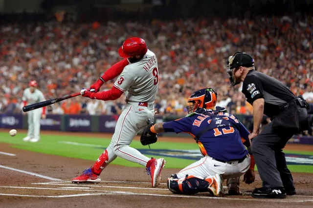 Los Astros de Houston fueron los últimos campeones de la MLB, luego de vencer en los juegos de postemporada a los Phillies de Philadelphia. Foto: AFP