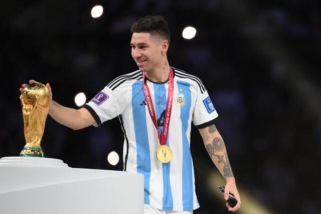 Gonzalo Montiel fue campeón del mundo con Argentina y también ganó la Copa América. <strong>Foto: AFP</strong>   