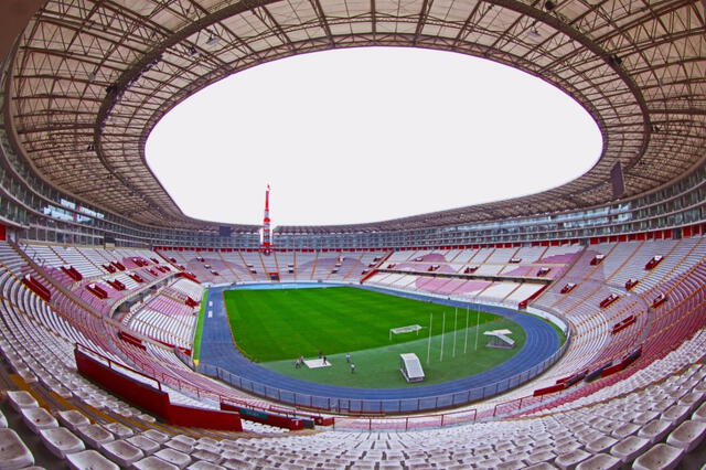  La capacidad del Estadio Nacional es de 43,086. Foto: Andina<br><br>    