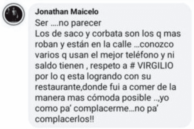  Jonathan Maicelo responde a sus críticos. Foto: Facebook/Jonathan Maicelo<br> 