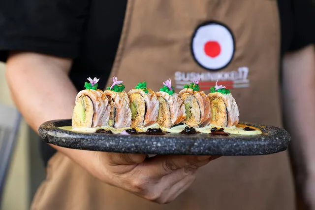  Los makis en Sushi Nikkei 17. Foto: La Tercera   