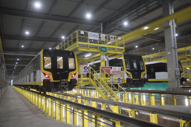 El 21 de diciembre es la fecha propuesta para el inicio de la marcha blanca del primer tramo de la Línea 2. Foto: Andina   