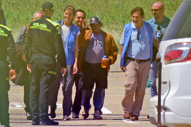  Luis Manuel Díaz fue liberado tras casi dos semanas secuestrado. Foto: EFE<br>    