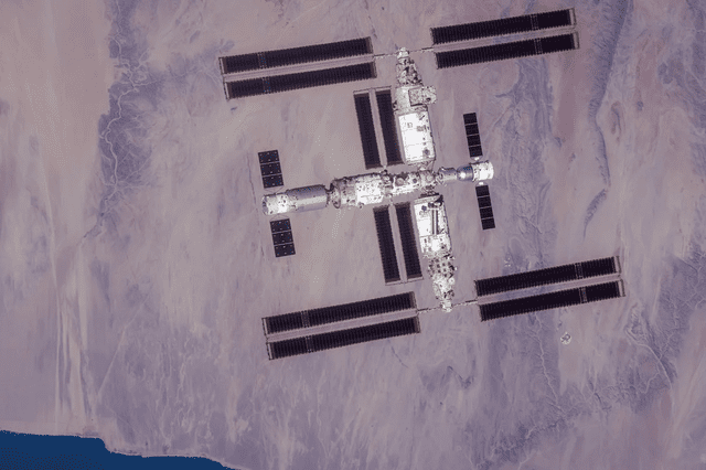  La estación espacial china se terminó de ensamblar en noviembre del año pasado. Foto: CMSA   