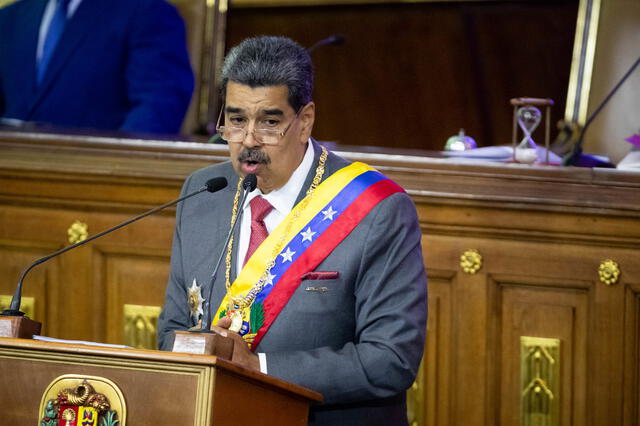 Nicolás Maduro rindió cuentas ante el Parlamento entre expectativas por las presidenciales. Foto: EFE   