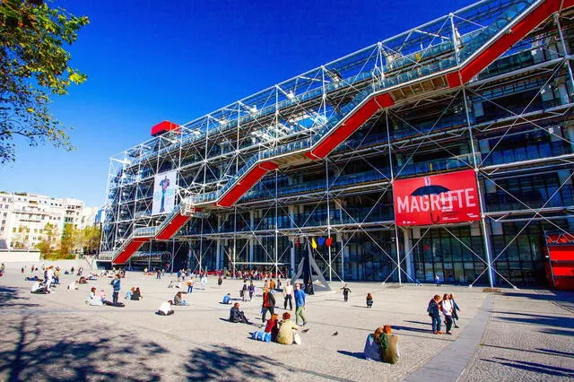Se espera que el Centro Pompidou reabra sus puertas en 2050. Foto: Planet of Hotel   