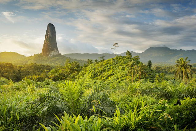  Santo Tomé y Príncipe, es el segundo país con mayor cantidad de lluvias al año. Foto: Lonely Planet.   