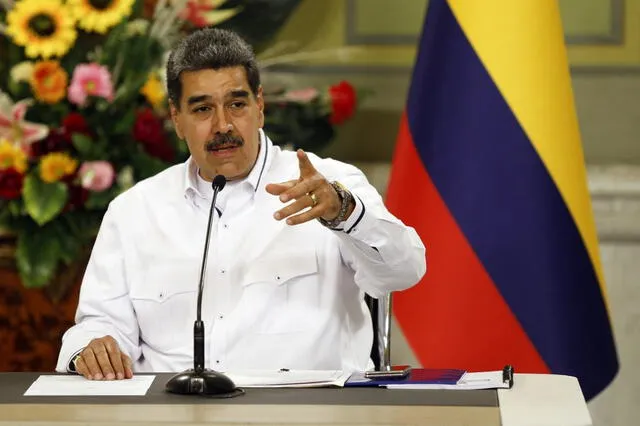 Maduro se refirió como 'loco' y 'bandido' contra Milei. Foto: AFP    