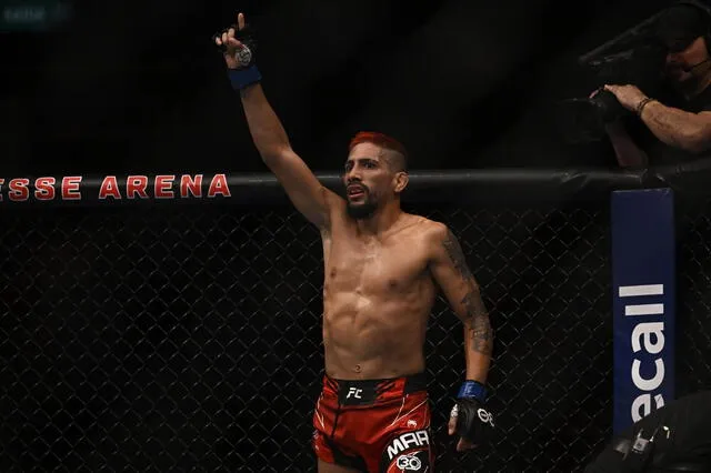 Daniel 'Soncora' Marcos lleva tres eventos sin perder en UFC. Foto: AFP   