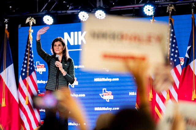 Nikki Haley se mostró orgullosa de su campaña en las elecciones primarias del Partido Republicano. Foto: AFP   