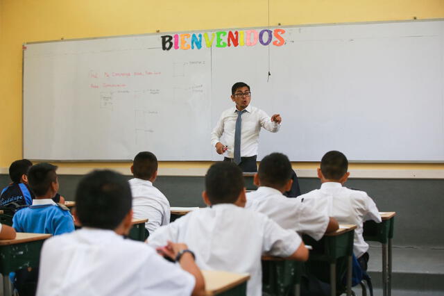 Las clases escolares en Perú iniciaron el 11 de marzo. Foto: Andina   