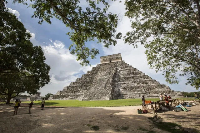 Esta pirámide es la construcción más importante de Chichén Itzá. Foto: National Geographic/Paul Nicklen   