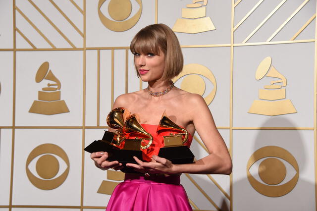 Taylor Swift ha ganado un total de 14 premios Grammys. Foto: AFP   