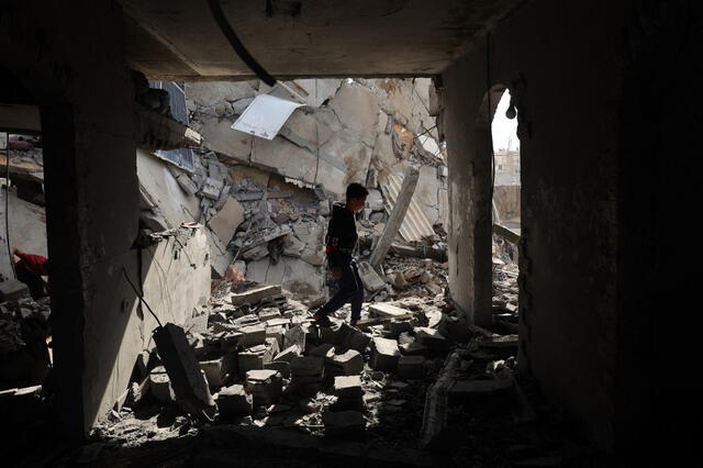 Al menos 27 palestinos fueron reportados como muertos en la incursión israelí. Foto: AFP.   