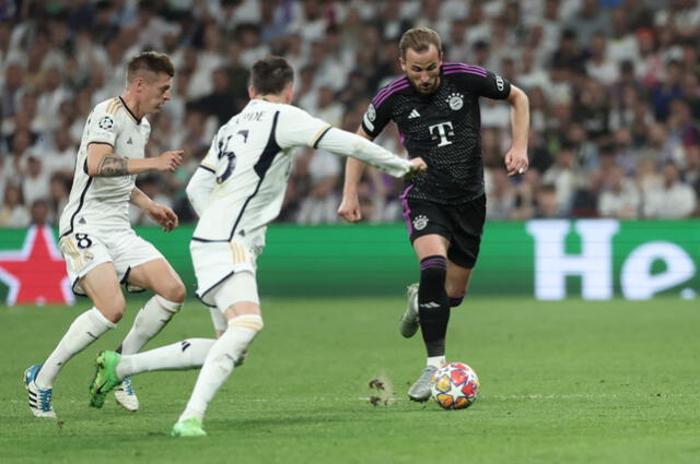 Bayern Múnich no pudo mantener su ventaja en el Bernabéu. Foto: AFP.   