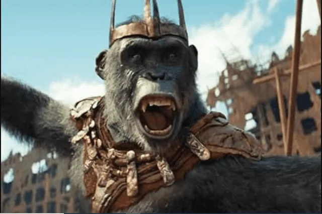 En el 'Planeta de los simios: nuevo reino' aparece un nuevo villano que es capaz de controlar a los humanos. Foto: As   