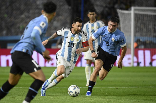 El mundo del fútbol no pudo con la grandeza de Messi. Foto: AFP   