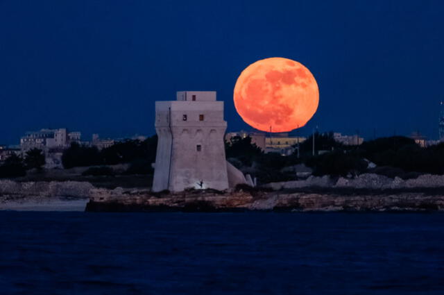 La aparición de la Luna de las Flores fue uno de los más recientes eventos astronómicos. Foto: National Geographic   
