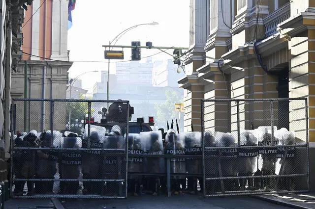  El miércoles 26 de junio se intentó un golpe de Estado en Bolivia. Foto: AFP<br>    