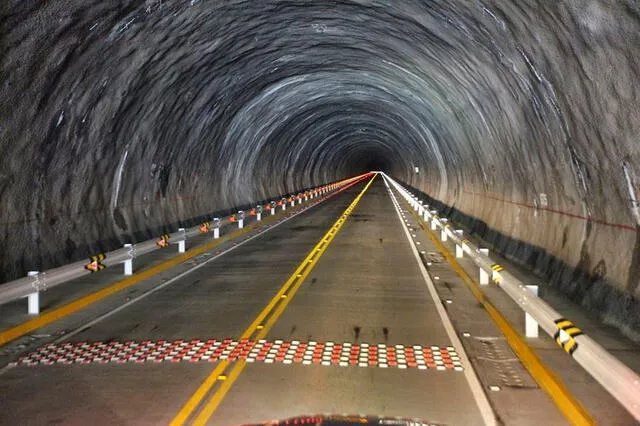 El túnel Punta Olímpica tiene 1.384 kilómetros de longitud. Foto: Desarrollo peruano   