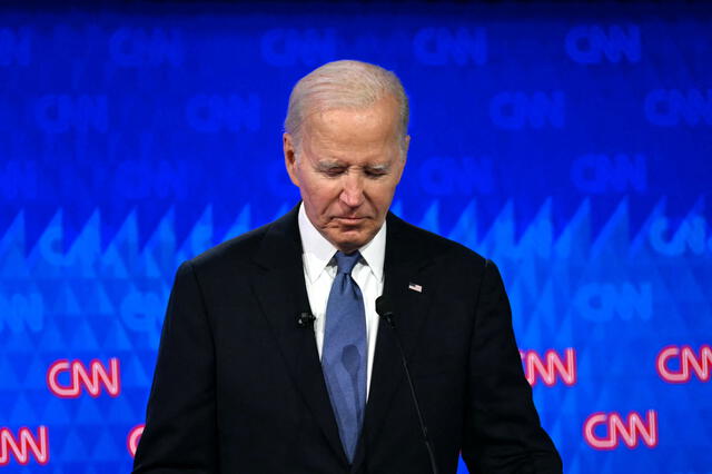 Biden cada vez se queda sin más apoyo en las elecciones presidenciales en Estados Unidos. Foto: AFP   