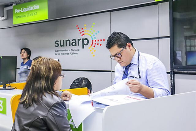  Sunarp ofrece empleos en Lima y San Martín con sueldos hasta S/4.500. Foto: El Peruano    