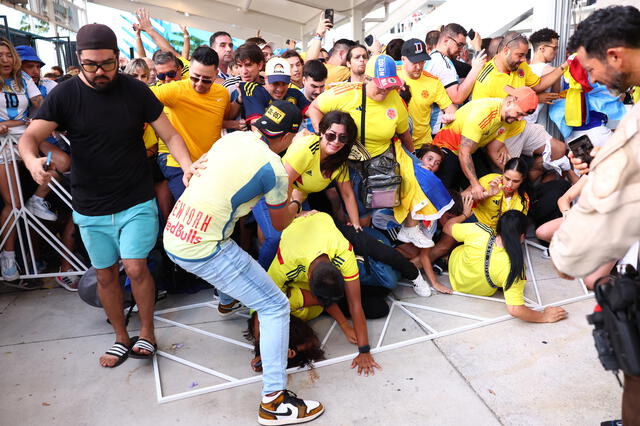  Incidentes en la final de la Copa América 2024 traerá consecuencias migratorias. Foto: AFP    