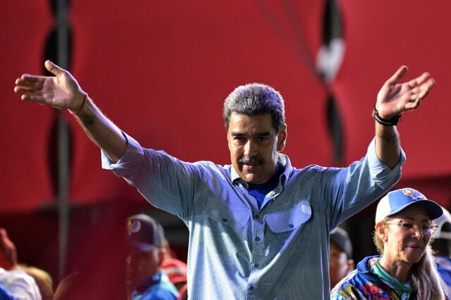 El pronunciamiento de Noboa llega después de las amenazas de Maduro si no se da su reelección. Foto: AFP.   