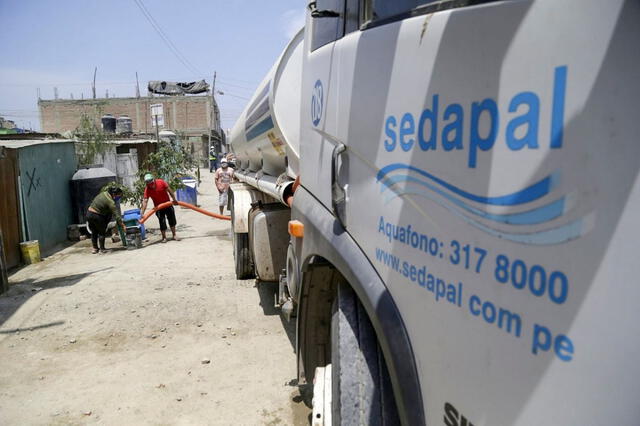 El corte de agua se dará en 6 distritos de Lima. Foto: Sedapal   