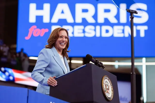  El equipo de campaña de Kamala Harris anunció este viernes que han logrado recaudar 310 millones de dólares. Foto: AFP    