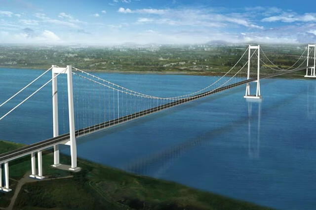  El puente Chacao es un megaproyecto en Chile y estaría terminado en 2025-2026. Foto: La Tercera<br>    