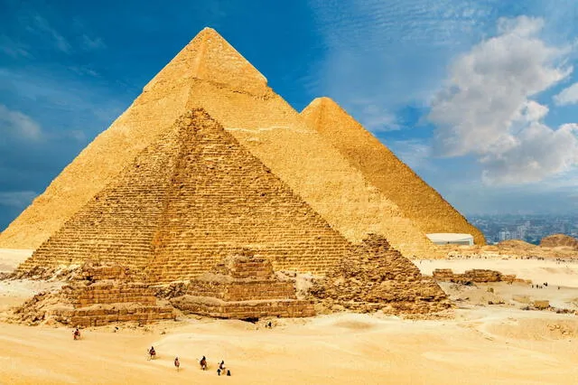 La Gran Pirámide de Giza, ubicada en Egipto, se considera ampliamente como la pirámide más importante del mundo. Foto: Cordon Press.   